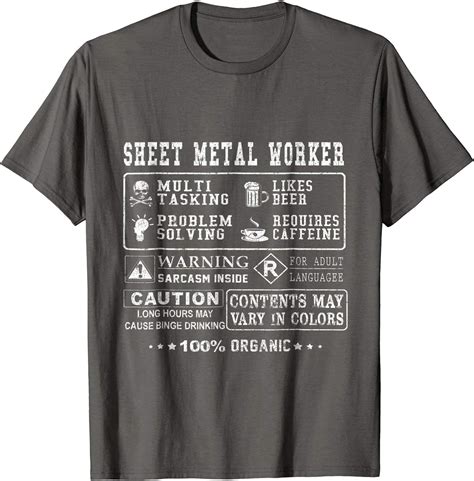 sheet metal worker shirts|Amazon.com: Sheet Metal Workers Shirt.